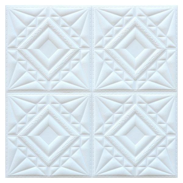 Wall Coating 3D Brick Design Foam Wallpapers for Administration Easy Installation