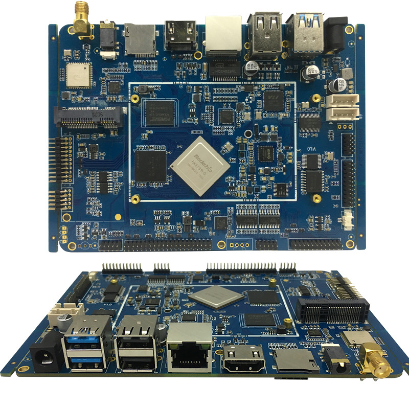 Fast Prototype Pcb Assembly Services Fabrication FR4 Components Sourcing 2 Layers