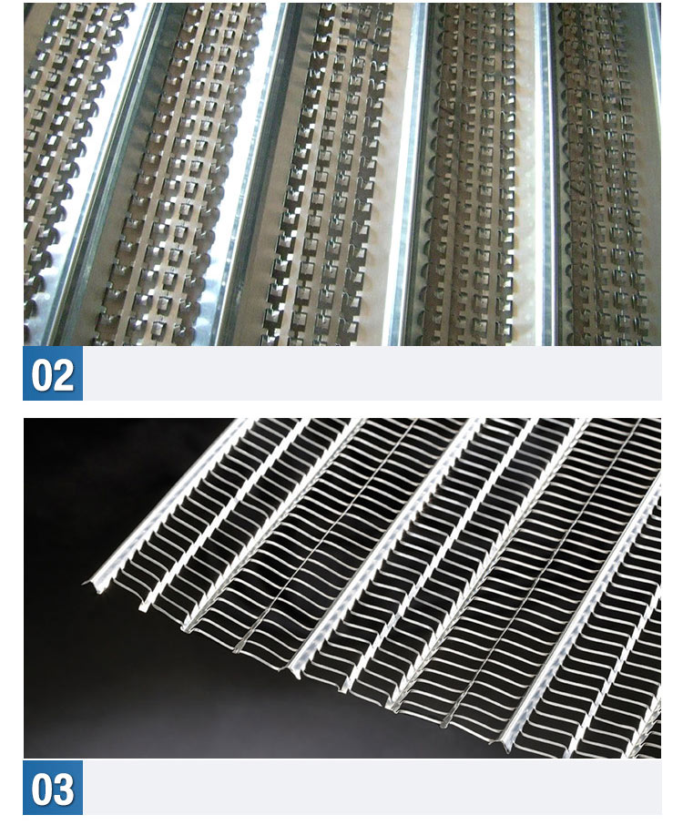 40g-60g High Ribbed Formwork Mesh For Building