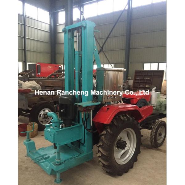 150m Depth Borehole Drilling Machine 30KW Four Wheel Tractor Water Well Drilling Rig