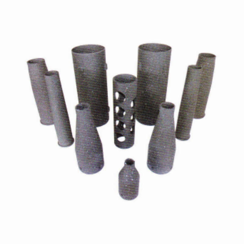 RSiC Rollers And Pipes Semiconductor Recrystallized Silicon Carbide High Temperature Resistance