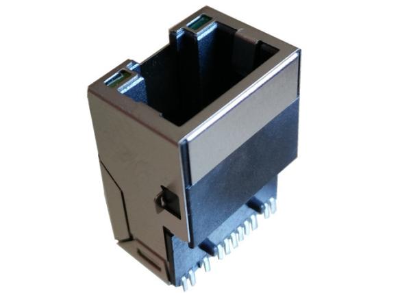 Quality MIC24121-5308W-LF3 SMT RJ45 Connector Integrated Surface Mount / Low Profile for sale