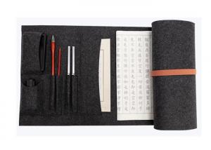 China 106*38cm Portable Felt Desk Pad For Practising Chinese Calligraphy wholesale