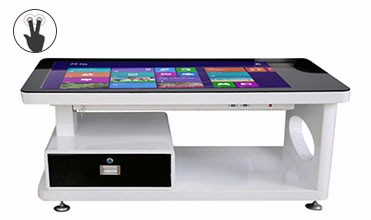 LCD Microsoft Surface Multi Touch Screen Table , Hotel High Definition Touch Screen Glass Table