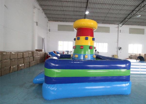 Outdoor Inflatable Bounce House Inflatable Rock Climbing Wall Inflatable Climbing Tower For Game