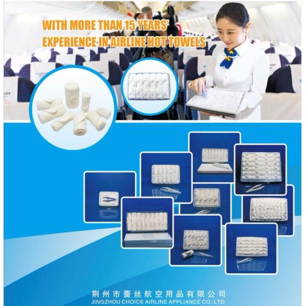 Plain Serving Tray Airline Satin Viscose Towel