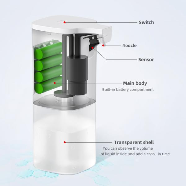 Sanitizer hands free foaming soap dispenser , Electric Hand Wash Dispenser
