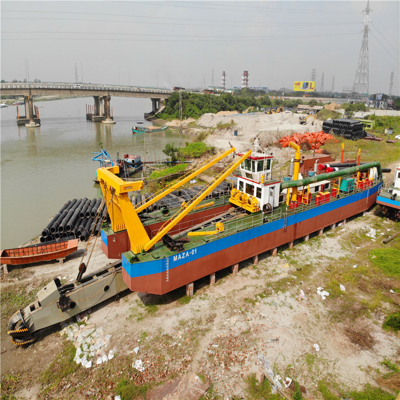 Full Hydraulic Automatic Cutter Head Dredger with Suction Pump