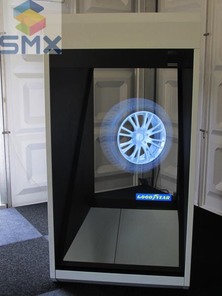 Quality 1 Sided HoloCube hologram advertising display showcase in stereo display for sale