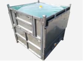 China Steel IBC Intermediate Bulk Container Foldable IBC Container 1000L Capacity wholesale