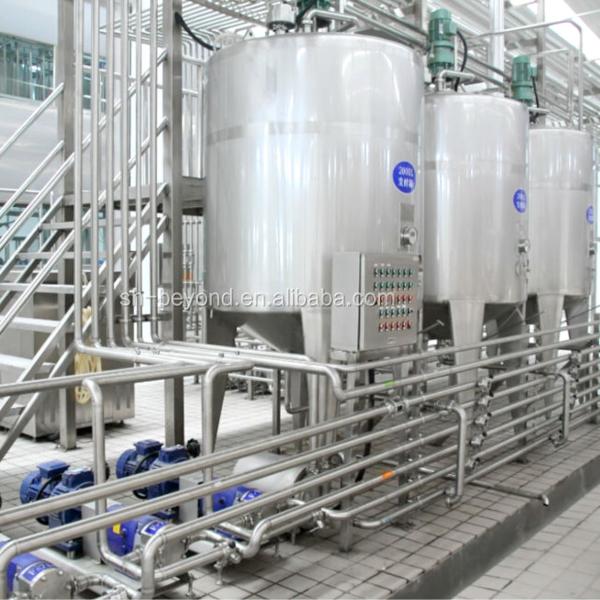 Automatic Spraying Cleaning 3000l Jacketed Stainless Steel Tank For Zymogen Making