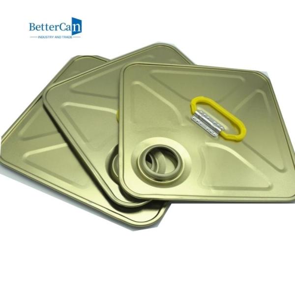 1Gallon Rectangular Cans Bottom Tin Components 4liter Tin Cover Accessories