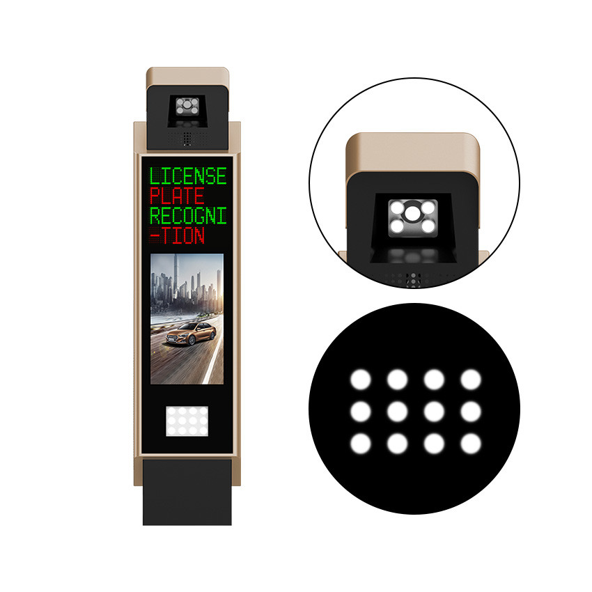 LPR Parking Access System Controller With License Plate Recognition Cameras