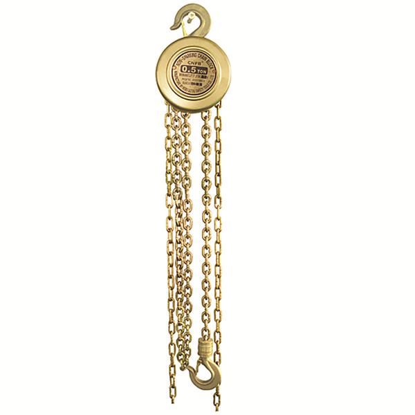 Quality Explosion proof bronze hand chain hoist safety tools TKNo.308 for sale