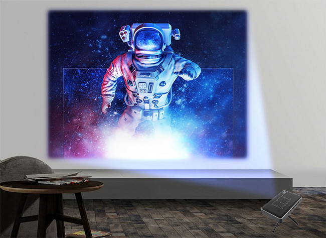T972 Amlogic DLP Mini Projector 4k 5G WiFi Projector Android 9.0