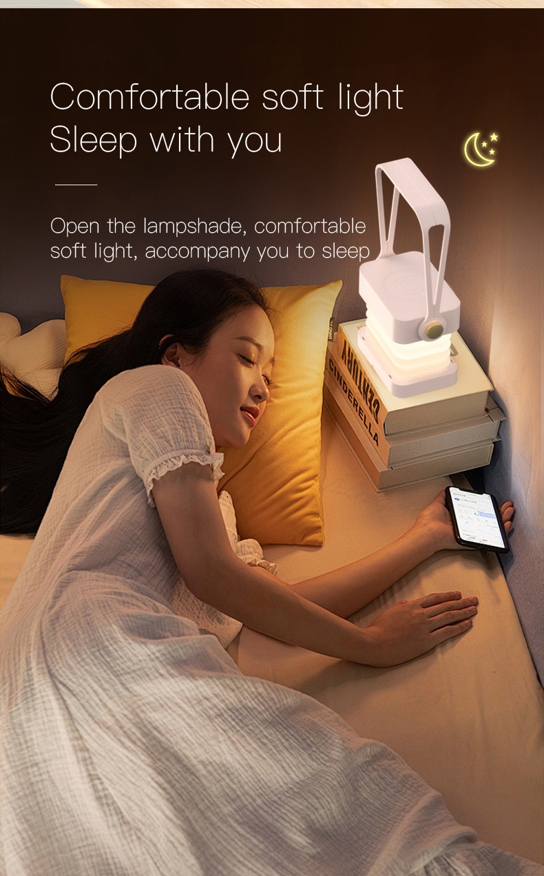 Compact LED Aromatherapy Portable Aroma Diffuser Lamp Retractable