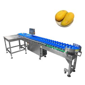 China Easy Operation Tray Type Apple Lemon Peach Orange Kiwi Mango Avocado Fruit Grader Sorting Machine wholesale