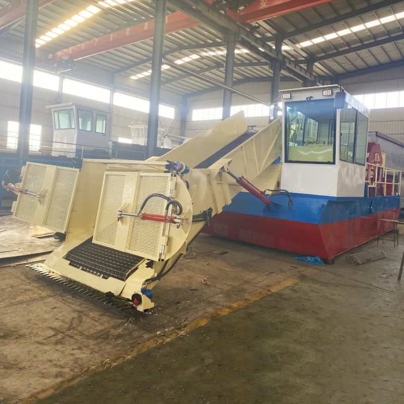 10 Cubic Meters Capacity Garbage Collection Boat With Full Hydraulic System