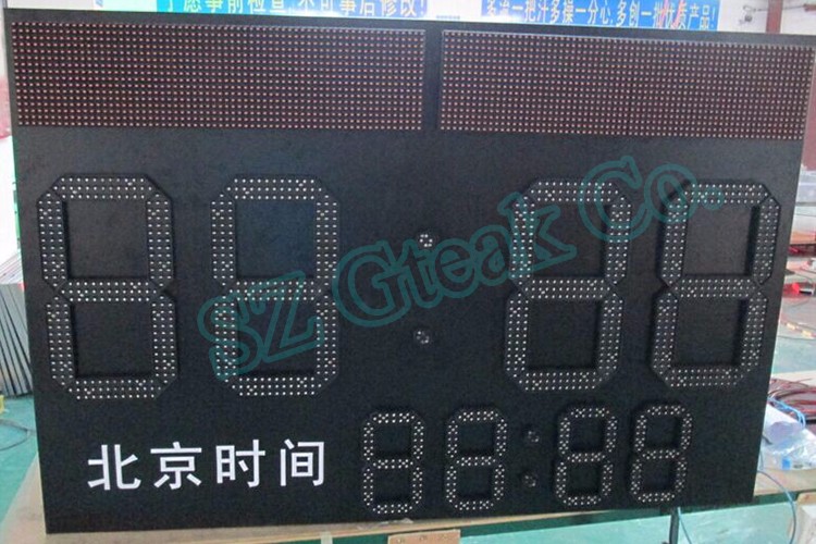 15 inch 7-segment led large red color outdoor digit