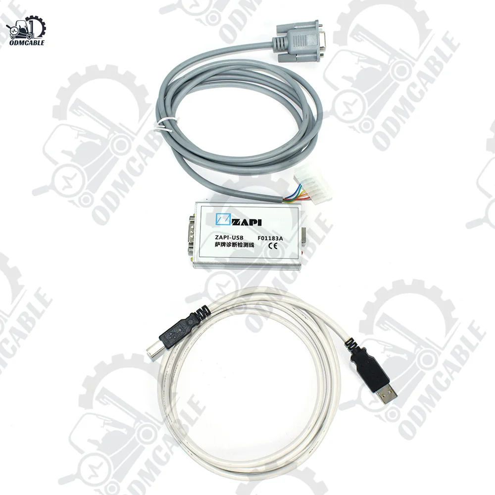 For ZAPI Programmer F01183A Data Cable Zapi Console Software ZAPI-USB Electric Controller Diagnostic Tools With CF19 Lap