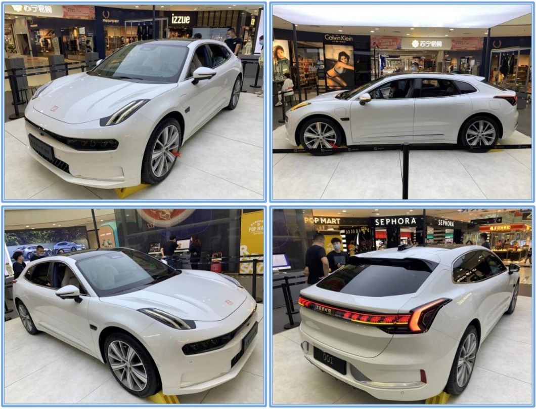 High Speed Geely Zeekr 001 Pure Electric Energy 4 Wheels 5 Seats Electric EV Cars Vehicles Used Cars Sale