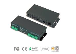 China LED DMX Signal Amplifier Controller with 3 Channels Distributed Output wholesale