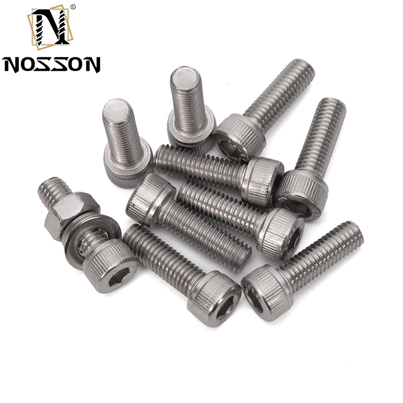 Stainless Steel M3 14mm Inner Hexagonal Screws Full Thread DlN912 Cup Head Socket Hex Bolts Metric Measurement Plain Finish