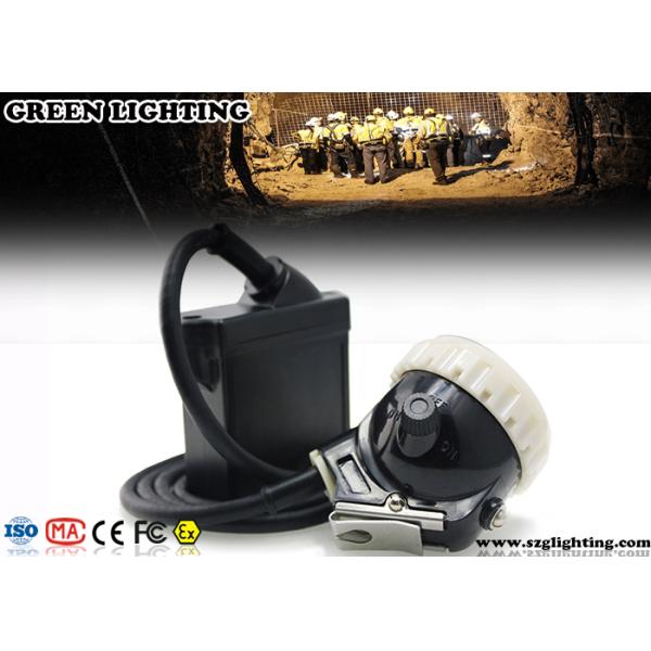 Classic Explosion - Proof PC Hard Hat Headlamp , 6600mAH Cord Style Miners Lamp