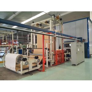 China Frequency Control PVC Carpet Backing Machine Conduction Oil Heating Mode wholesale