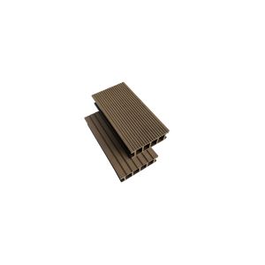 China Grooves Outdoor 150*50mm WPC Hollow Decking wholesale