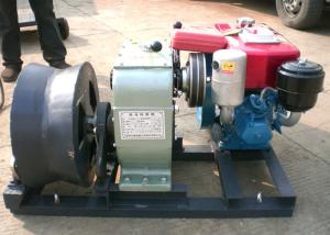 China Power Construction Diesel Powered Winch , Cable Pulling Engine Powered Winch wholesale