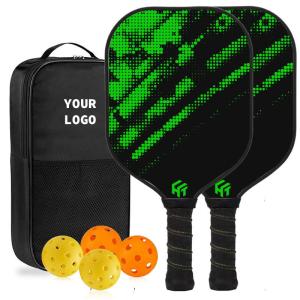 Upgrade to a Fiberglass Pickleball Paddle Set for Unmatched Performance 40*19.8*1.4cm