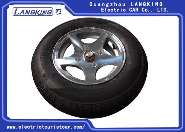 Quality Aluminum Golf Cart Rims And Tires , Club Car Golf Buggy Parts Standard Size for sale