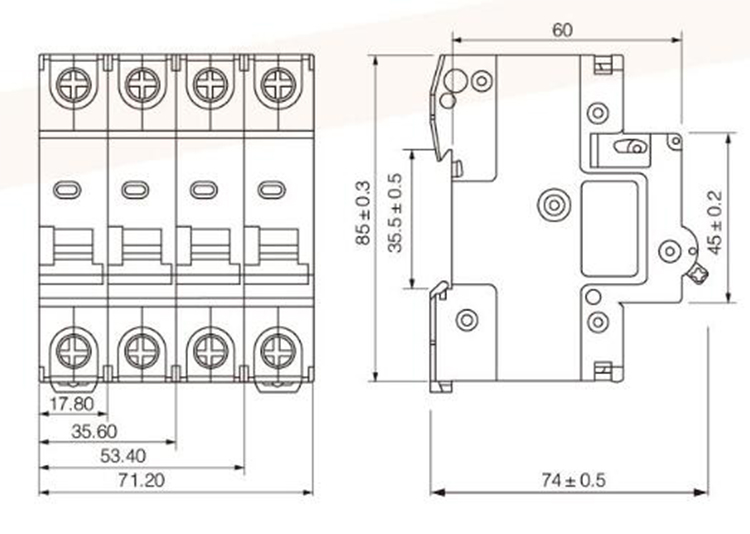 6kv AC Indoor Low Voltage 100A Isolation Disconnect Switch