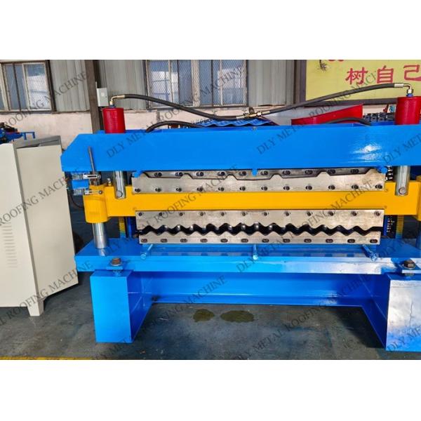 Automatic Plc Corrugated Roof Sheeting Machine 480v 1.25m Metal Forming