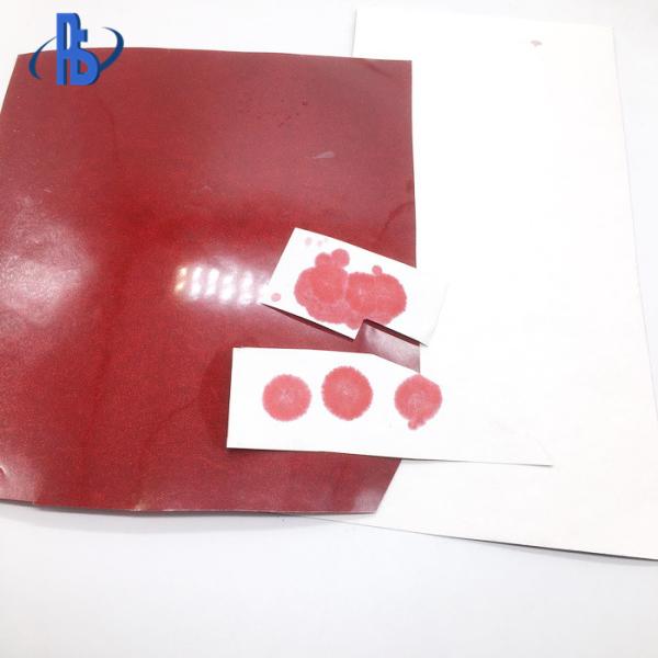 Computer's Safety Warning Labels Color Changing Water Sensitive Paper Made