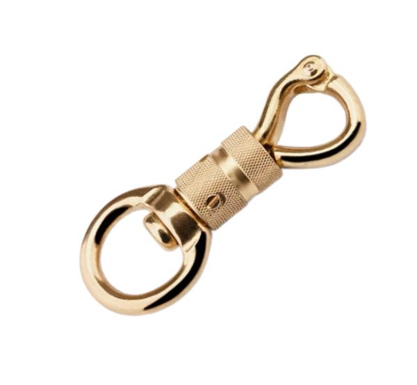 Quality Panic Snap Heavy Duty Brass  Hook Quick Release Swivel Eye Twist Panic Snap for sale