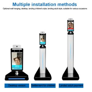 China outdoor 8 Inch Biometric thermal scanner with face recognition wholesale