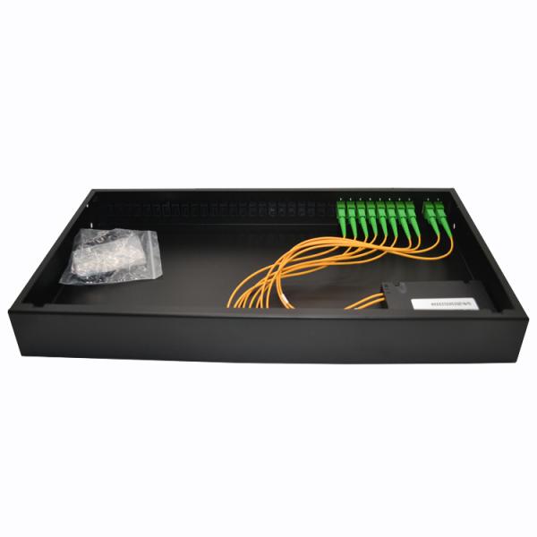 Rack Mount Multimode 2 Way Fiber Splitter 2x8 Port SC To APC