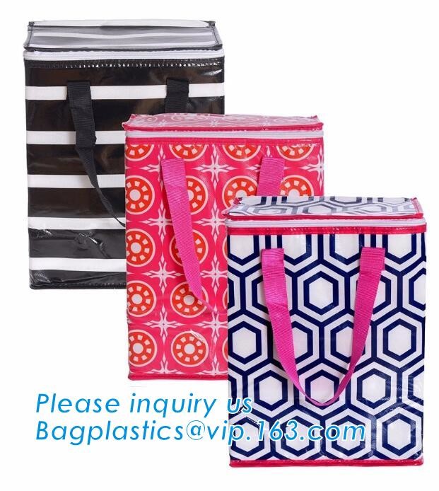 Customized logo printing insulated food delivery cooler bag,wholesale waterproof food delivery thermal bags bagplastics