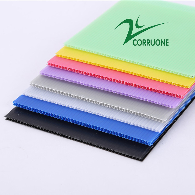 Asparagus Corrugated Plastic Produce Boxes Food Grade Black White