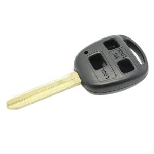 China Convenient and Durable Toyota 3-Button Remote Key Casing with Black Plastic Handle wholesale