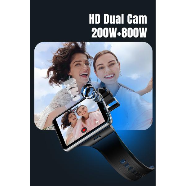 Android 11 OS MTK6761 2.0+8.0MP Dual Camera 4+64GB BT GPS WiFi Phone Call New S999 4G Smartwatch