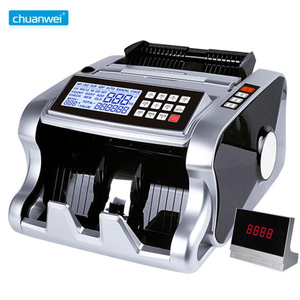 Quality Compact UV MG Detection Money Counter Note Counting Machine for sale