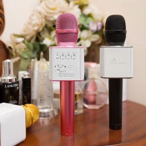 China China Wholesale Mini micgeek Bluetooth Microphone Wireless Microphone Q9 Q7 Mic Speaker KTV Portable Speaker on sale