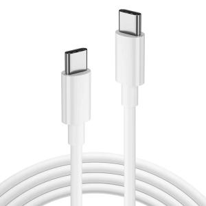 China White Color USB 2.0 Type-C TO Type-C Data Cable 5V1A 9V3A 12V5A 20V5A OEM wholesale