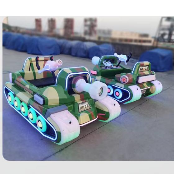 Small Amusement Park Unisex Ride-on 12V45A*2 Electric Vintage Car with Remote Control