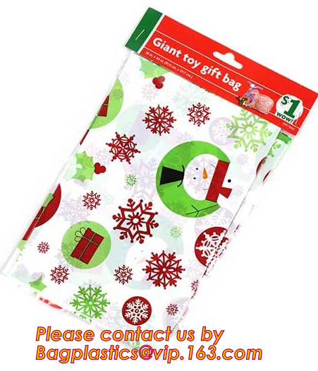 Custom CPE semitransparent printing frosted corded beaded gift bags,lovely children clothes gift packing plastic bag
