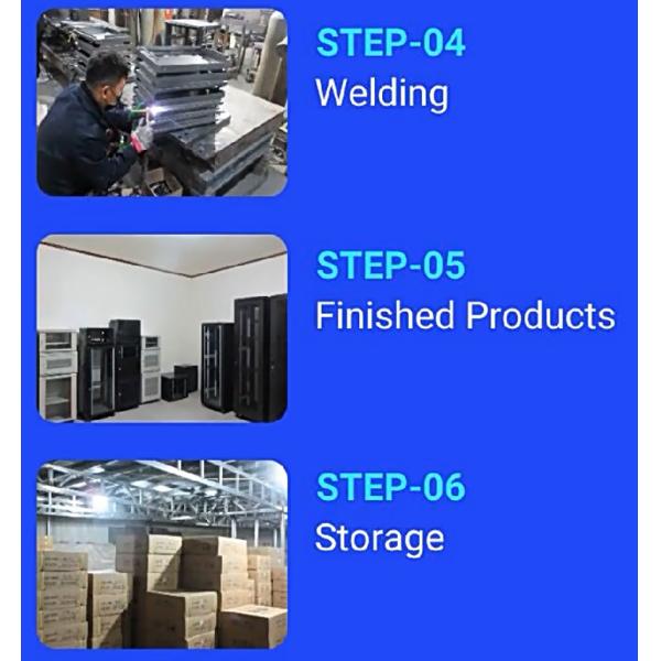 600*800*1600mm SPCC Cold Rolled Steel Data Center Server Rack for Network Cabinet