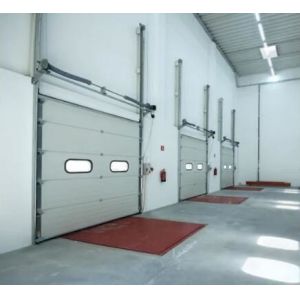 China 650N/M2 Wind Pressure Industrial Sectional Doors Sectional Overhead Garage Door European Standard Quality Modern Door wholesale